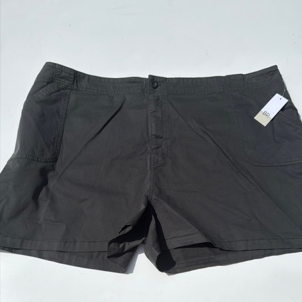 BP Black Cargo Shorts Nordstrom's Plus Size 22 NWT - Picture 4 of 15